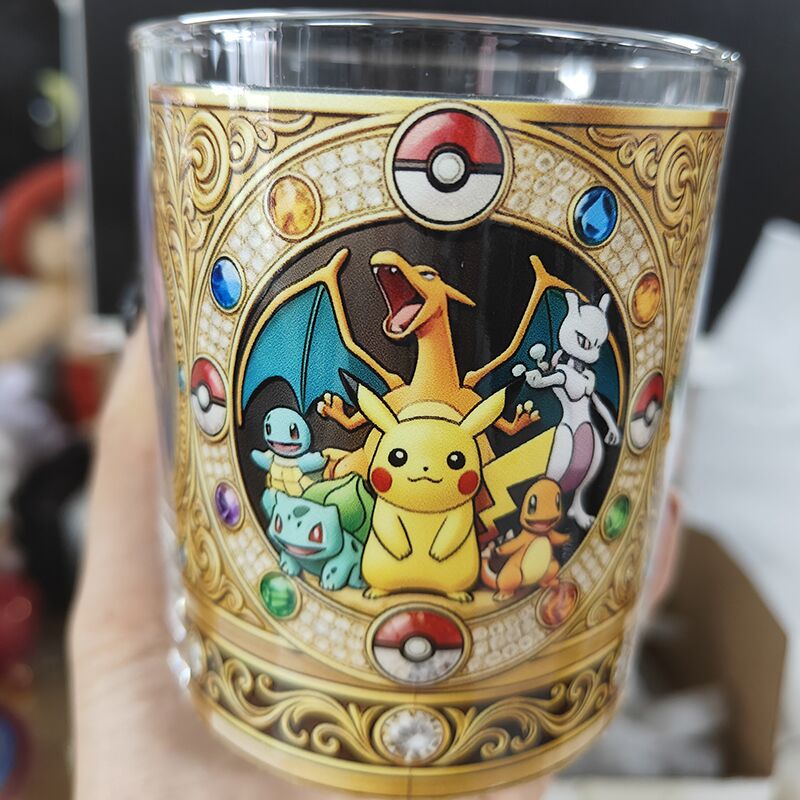 Home Bar Set - Bicchiere da whisky trasparente Pokémon 30°