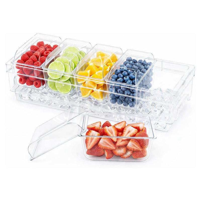 Garnish Tray Set - PHFU-Taco Set da portata per bar,