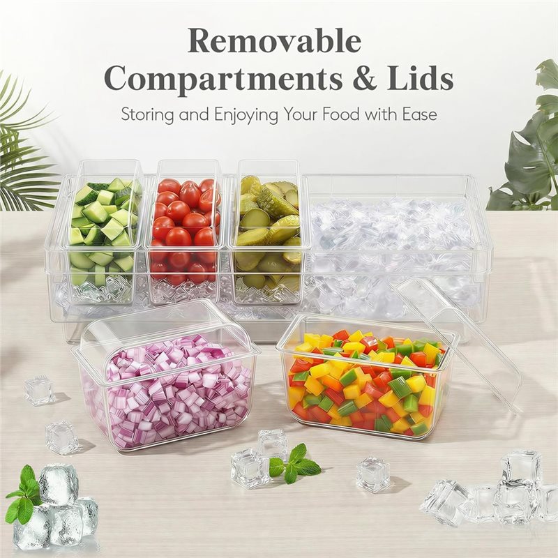 Contenitori refrigerati per co - Garnish Tray Set recensione e prezzo
