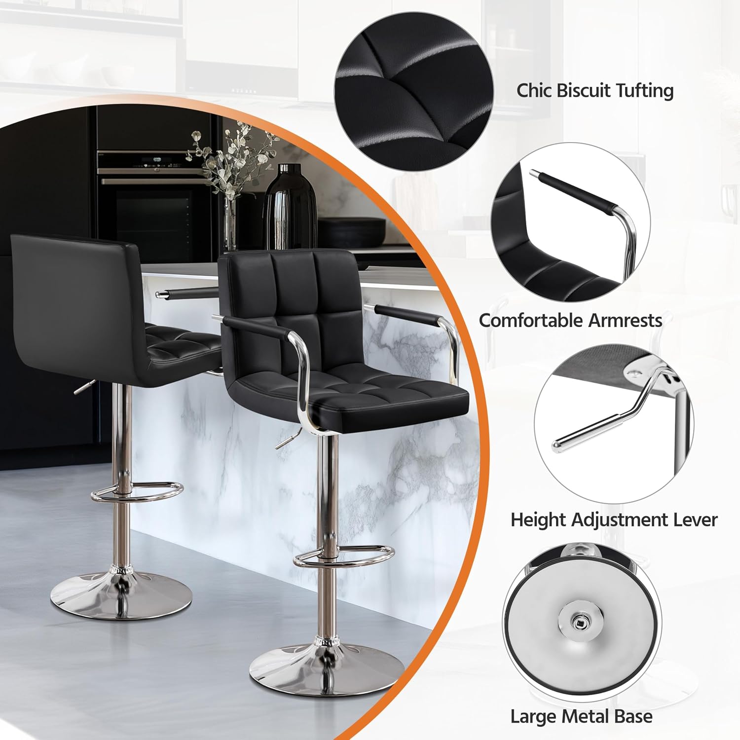 Set di 2 sgabelli da bar, sgab - Home Bar Stools recensione e prezzo